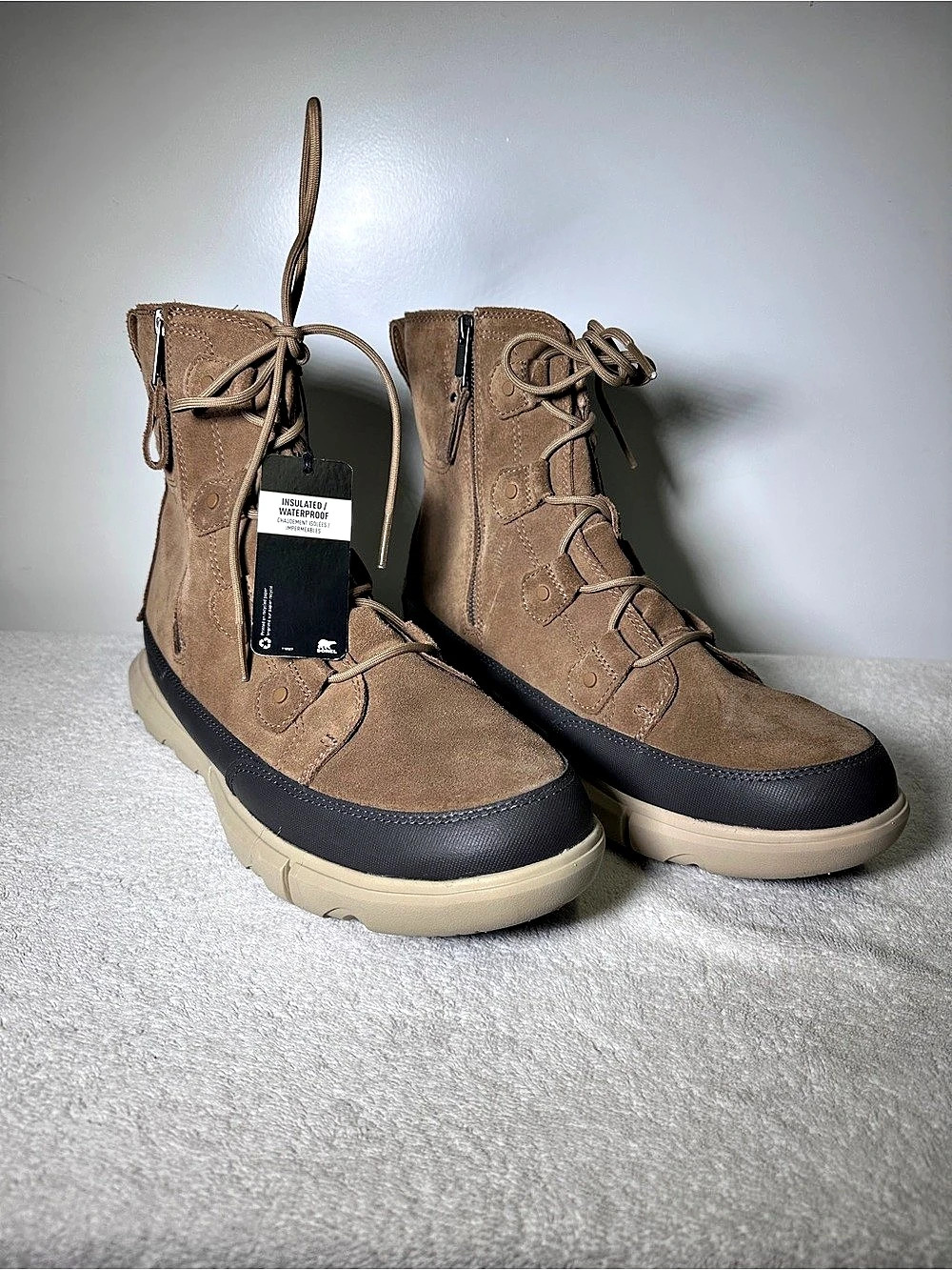 Sorel Brown Lace-Up Boots NWT